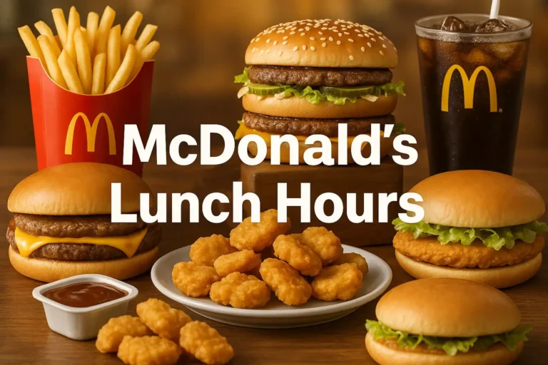 when does mcdonald's start serving lunch